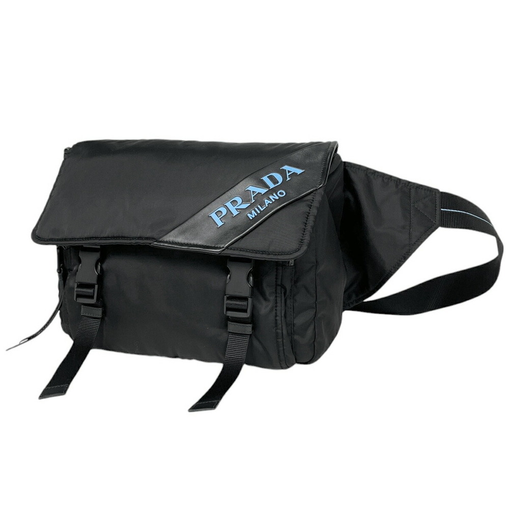 Prada Logo Body Bum Crossbody Belt Bag Waist Black